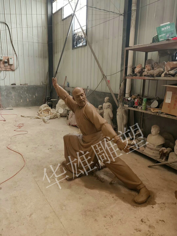 华雄泥塑模型