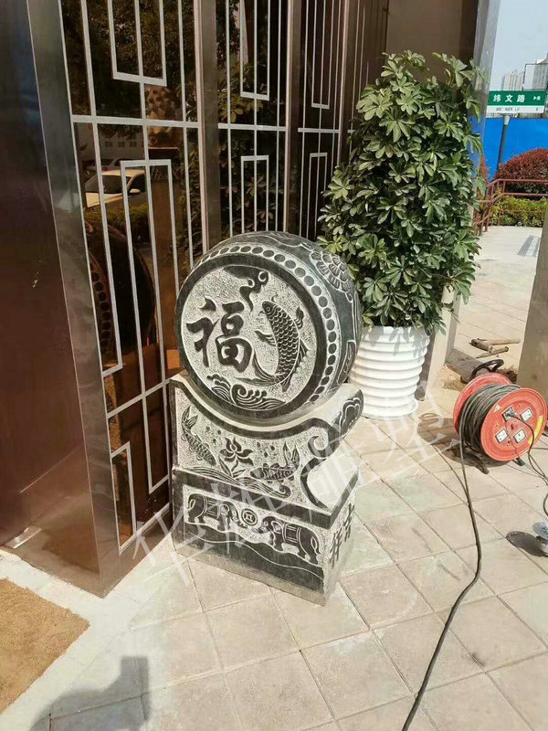 青石门墩