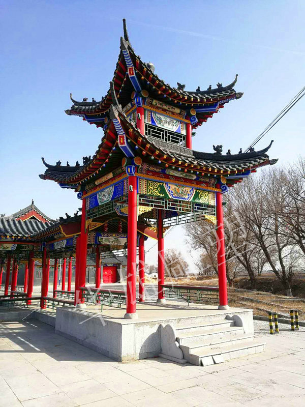 彩绘古建筑