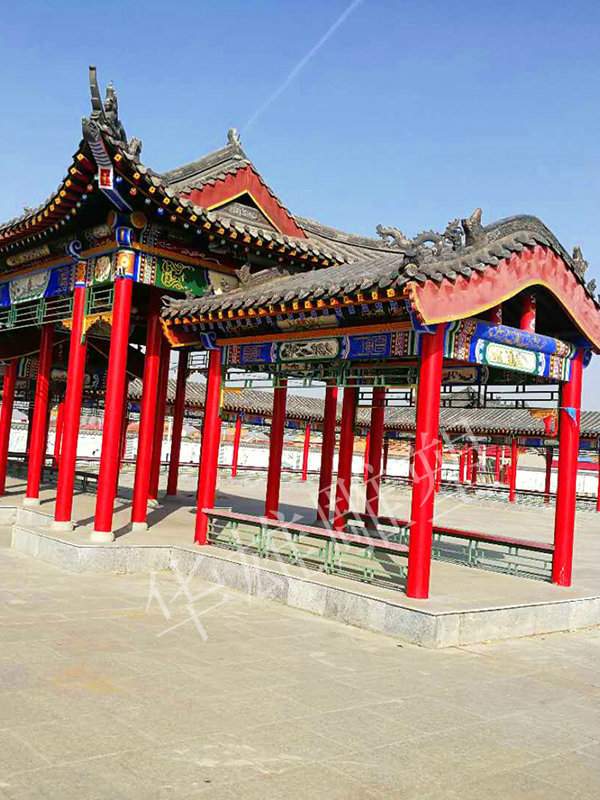 彩绘古建筑