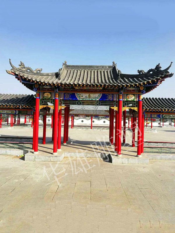 彩绘古建筑