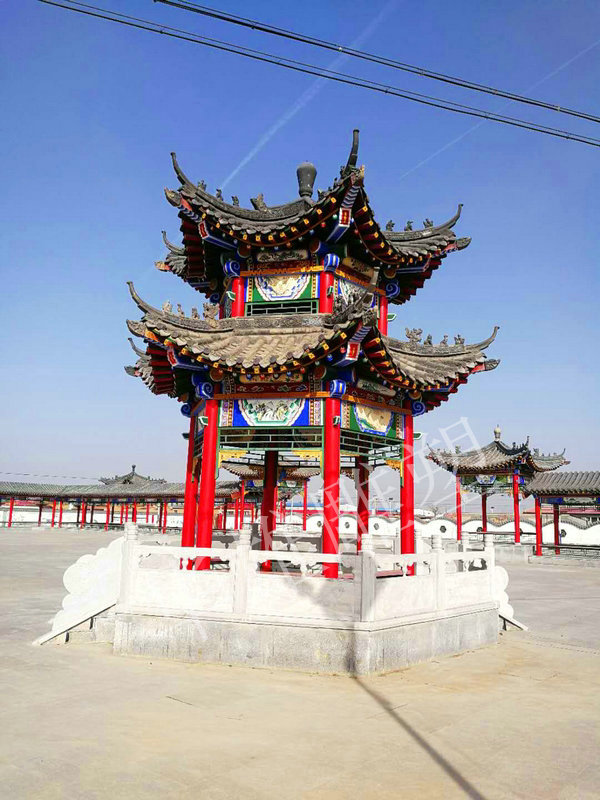 彩绘古建筑