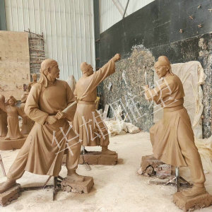 华雄泥塑模型