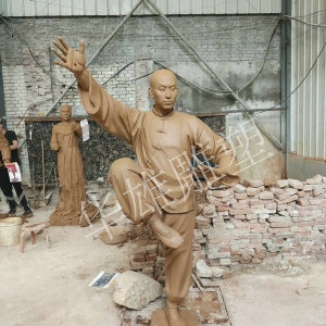 华雄泥塑模型