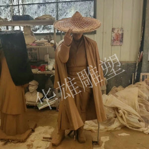 华雄泥塑模型