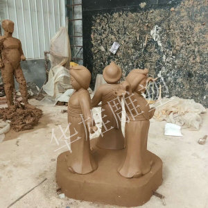 华雄泥塑模型