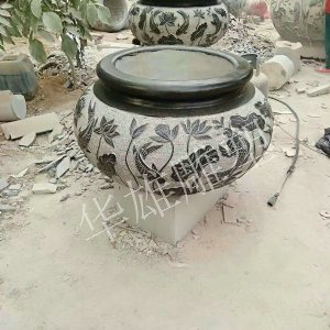 荷花鱼缸花盆