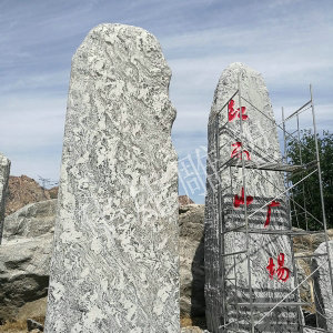 泰山雪浪石刻字石