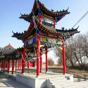 彩绘古建筑