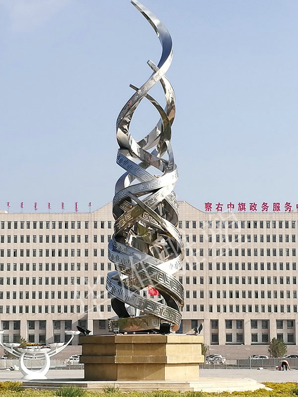 不锈钢主题雕塑