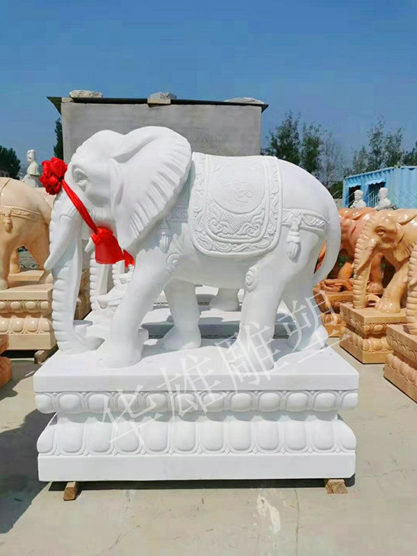 汉白玉大象