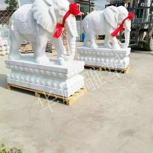 汉白玉大象