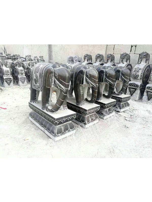 仿古石象