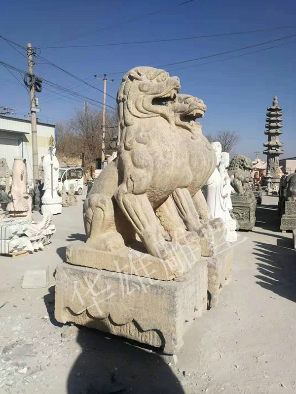 仿古石狮神兽