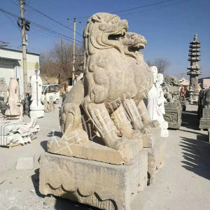 仿古石狮神兽