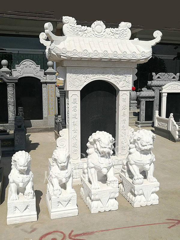 墓地石狮