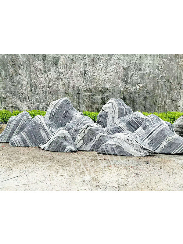 泰山切片组合景观石