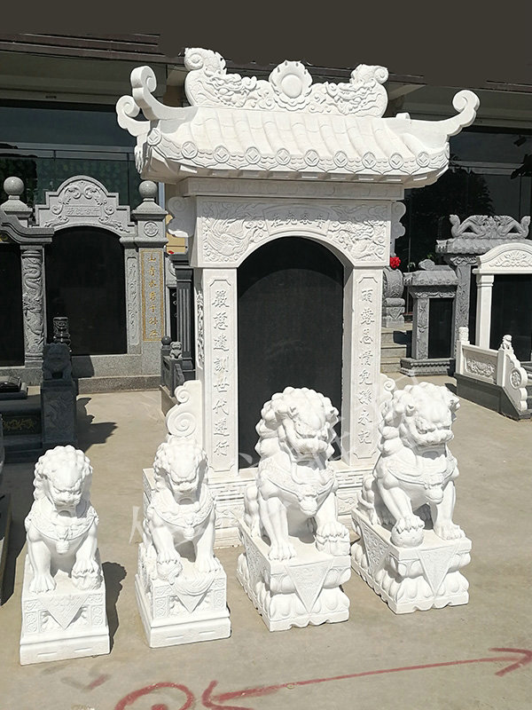 墓地石狮