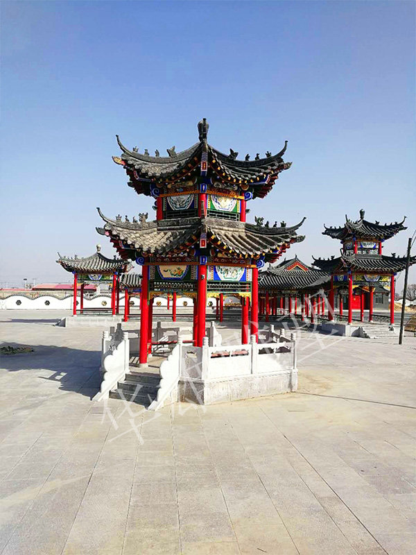 彩绘古建筑