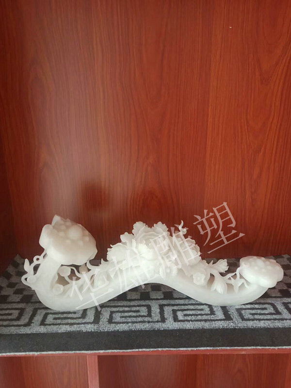 汉白玉手工如意