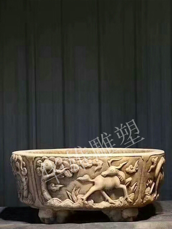 仿古做旧花盆