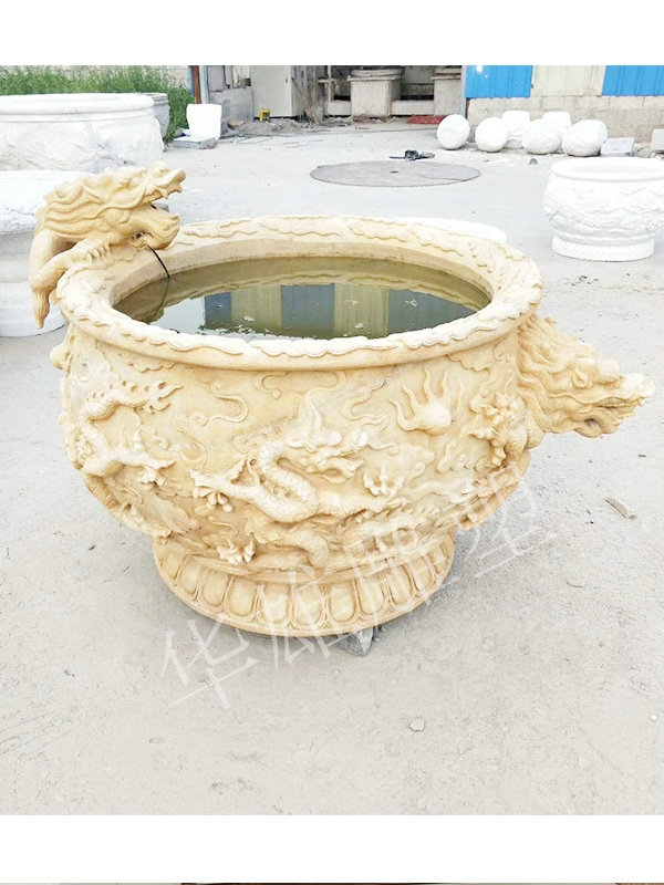 仿古做旧龙盆