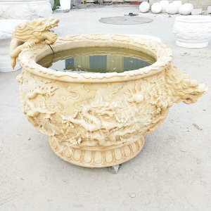 仿古做旧龙盆