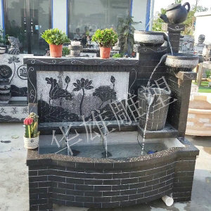 荷花鱼缸花盆