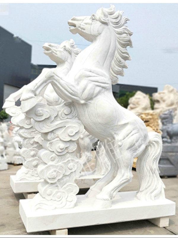 石雕马