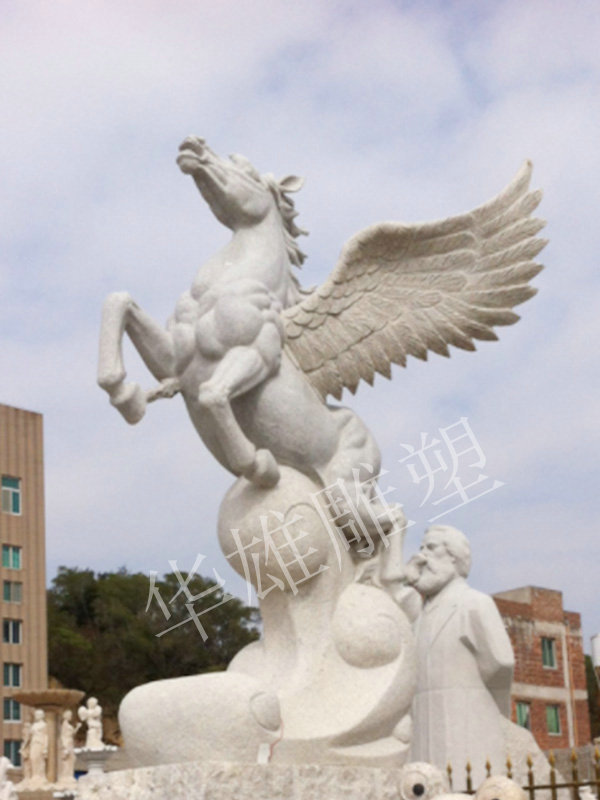 石雕马