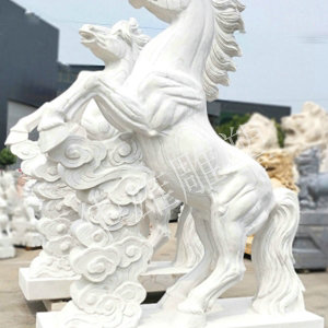 石雕马